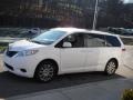 2014 Super White Toyota Sienna LE AWD  photo #10