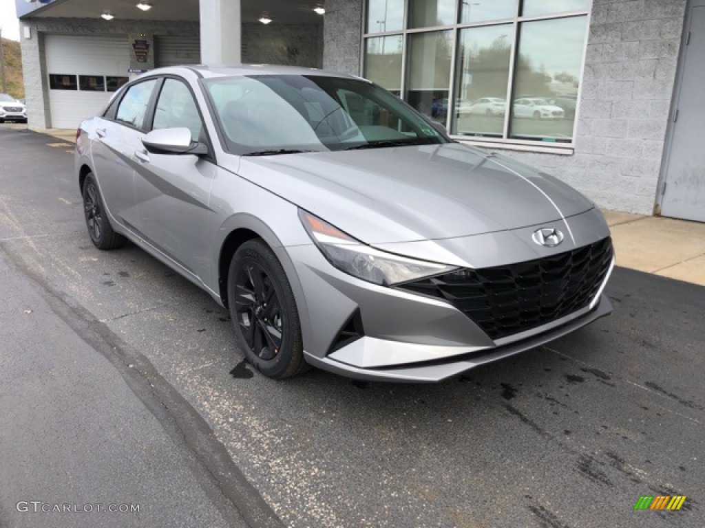 2021 Elantra SEL - Shimmering Silver Pearl / Medium Gray photo #1