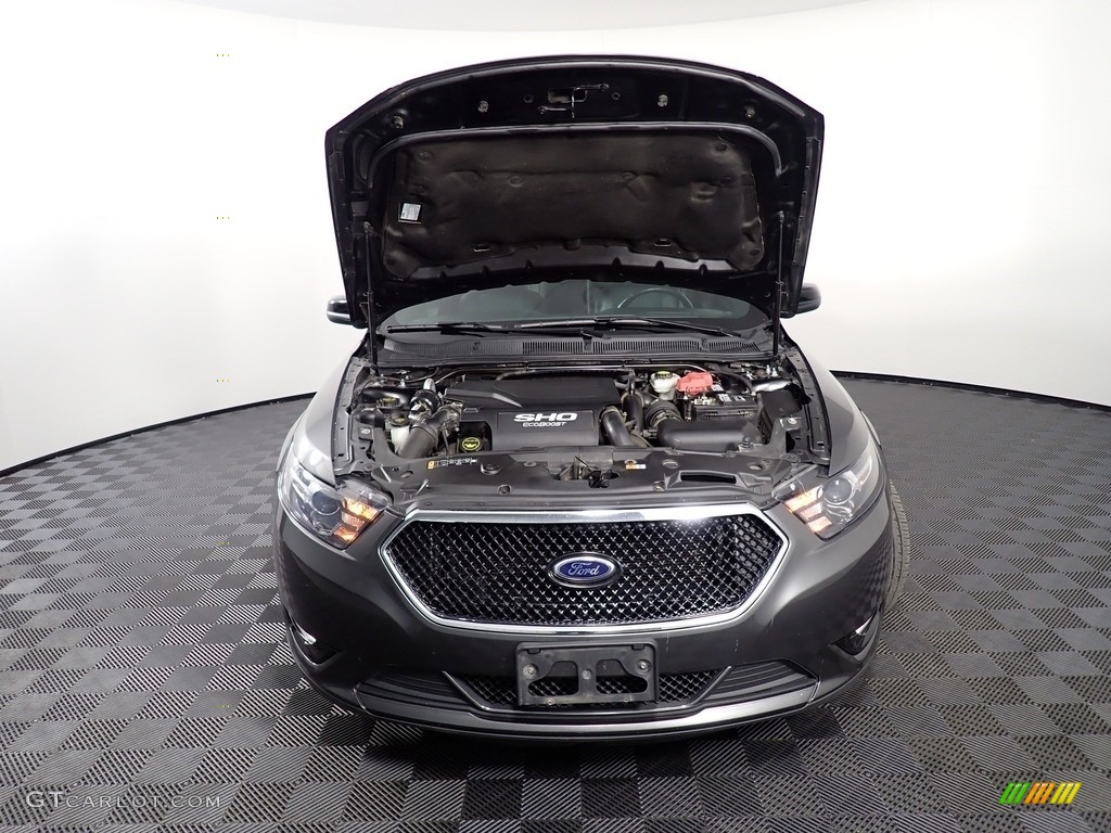 2015 Taurus SHO AWD - Magnetic Metallic / SHO Charcoal Black/Mayan Gray photo #7