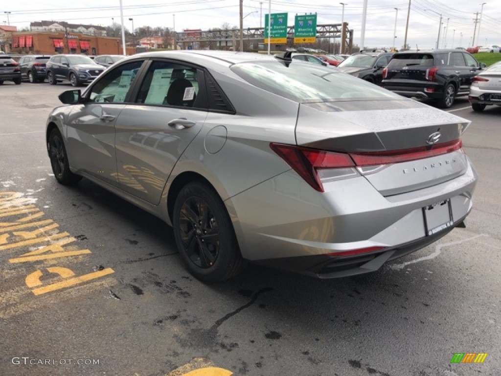 2021 Elantra SEL - Shimmering Silver Pearl / Medium Gray photo #3