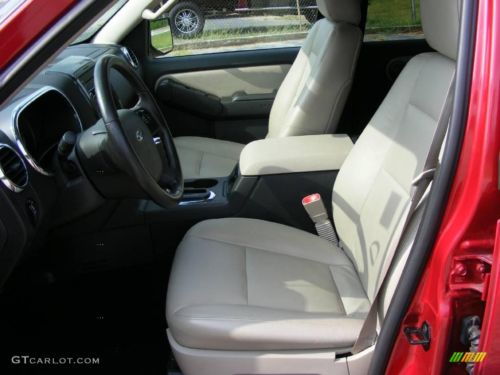 2008 Explorer XLT - Redfire Metallic / Black/Stone photo #12