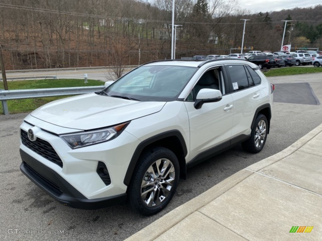 2021 Super White Toyota RAV4 XLE Premium AWD 140305957 Photo 14