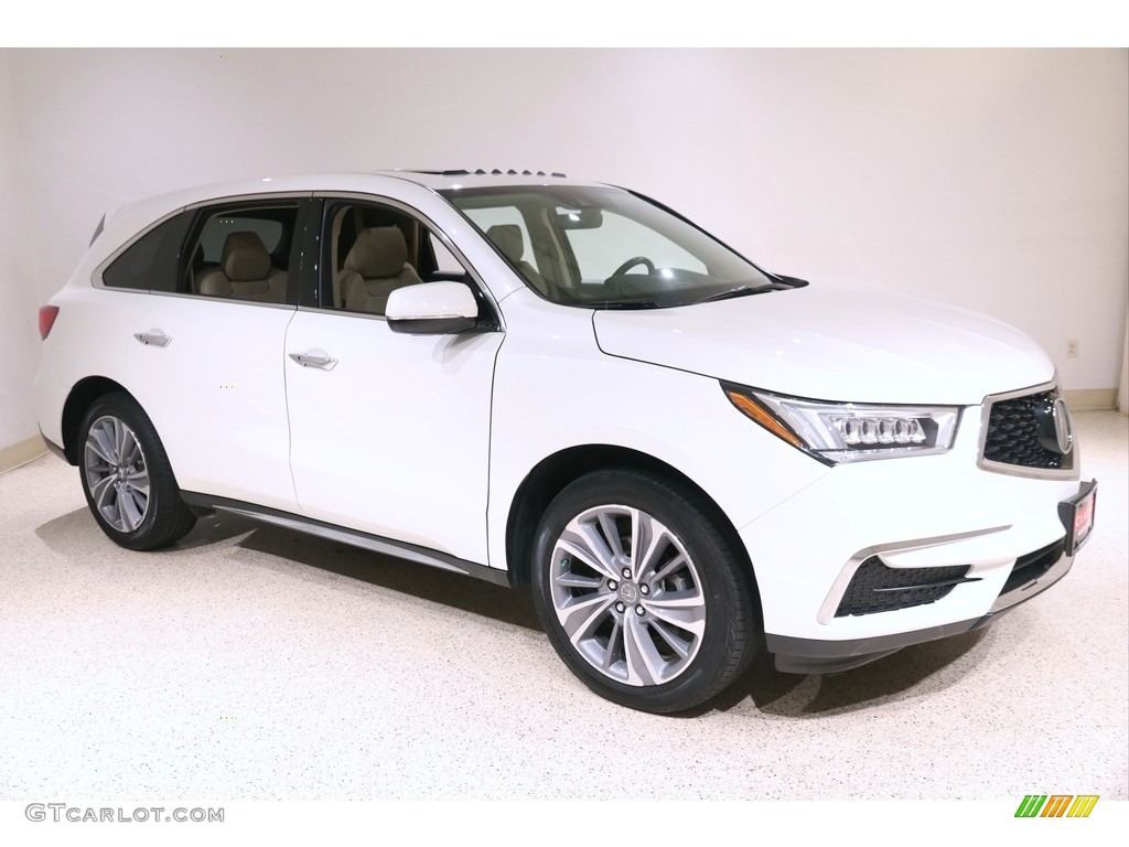 White Diamond Pearl Acura MDX