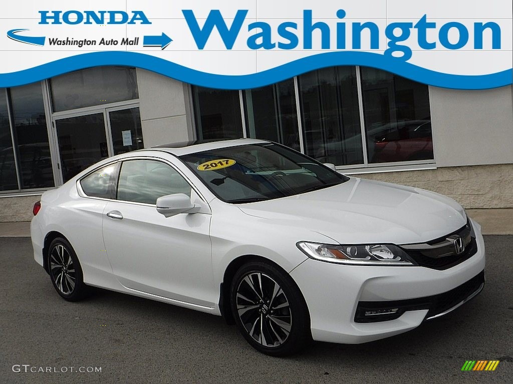 2017 Accord EX Coupe - White Orchid Pearl / Ivory photo #1