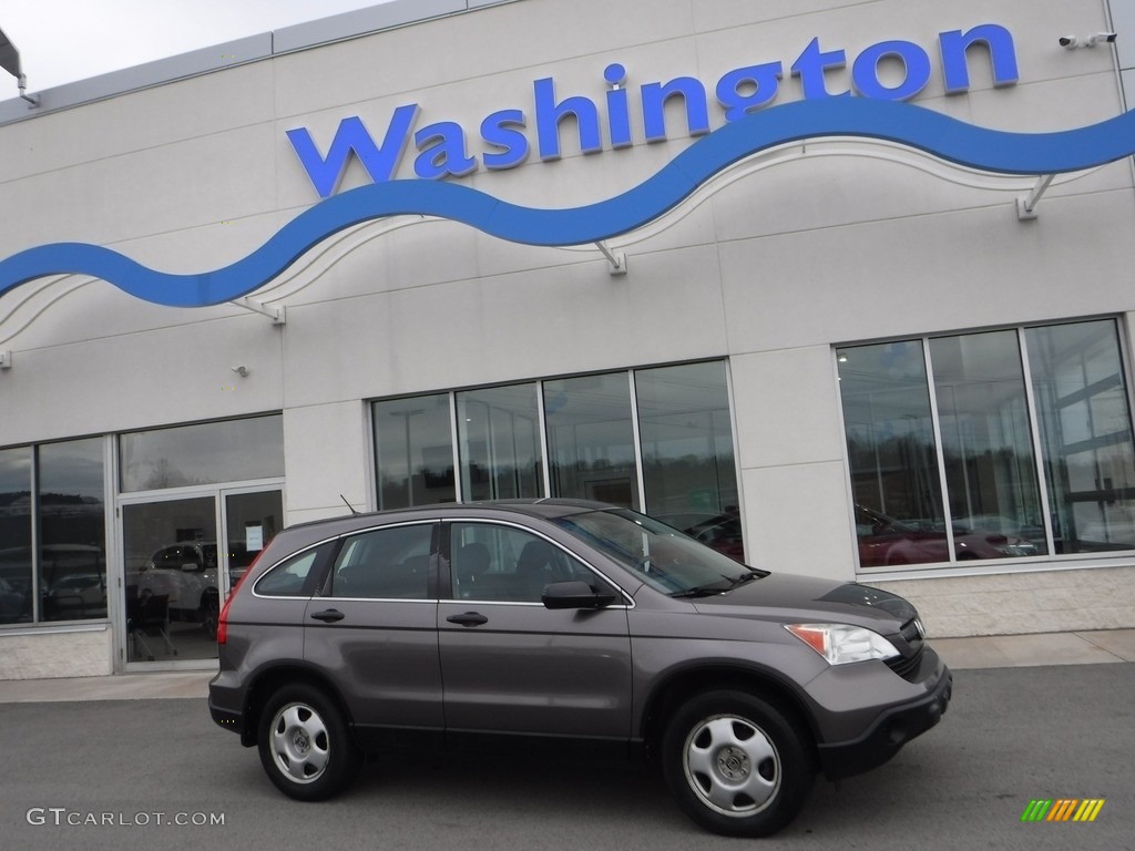2009 CR-V LX 4WD - Urban Titanium Metallic / Black photo #2