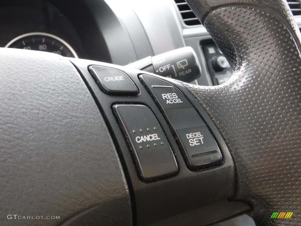 2009 CR-V LX 4WD - Urban Titanium Metallic / Black photo #19