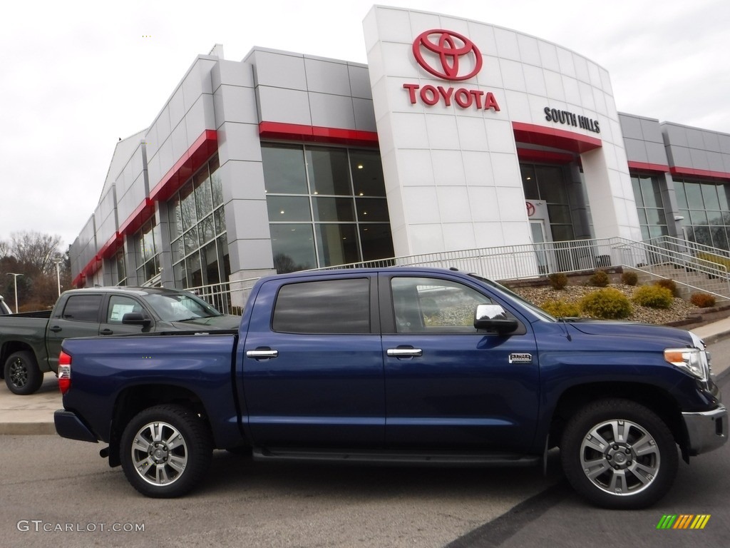 2014 Tundra 1794 Edition Crewmax 4x4 - Blue Ribbon Metallic / 1794 Edition Premium Brown photo #2