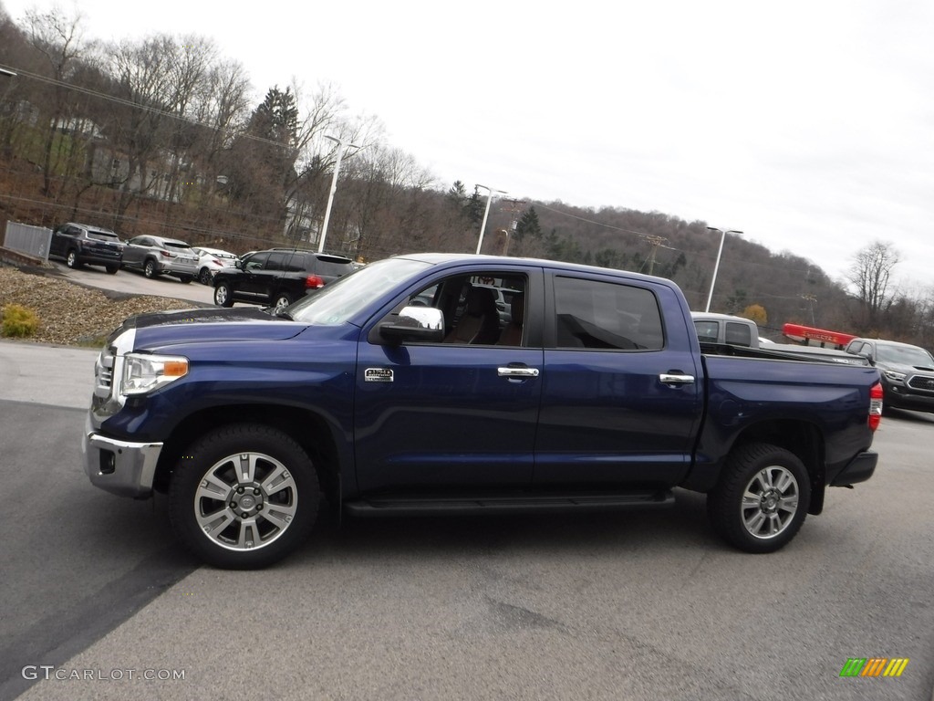 2014 Tundra 1794 Edition Crewmax 4x4 - Blue Ribbon Metallic / 1794 Edition Premium Brown photo #15