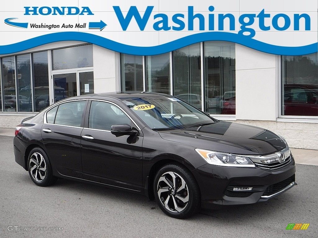 2017 Accord EX-L Sedan - Kona Coffee Metallic / Ivory photo #1