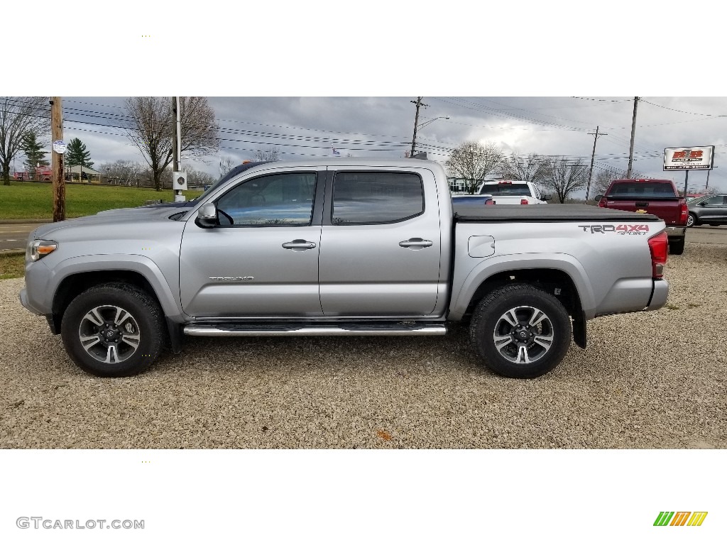 2017 Tacoma TRD Sport Double Cab 4x4 - Silver Sky Metallic / TRD Graphite photo #2