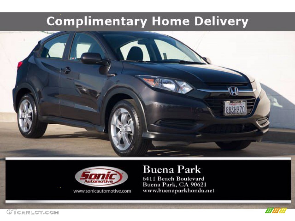 2018 HR-V LX - Mulberry Metallic / Black photo #1