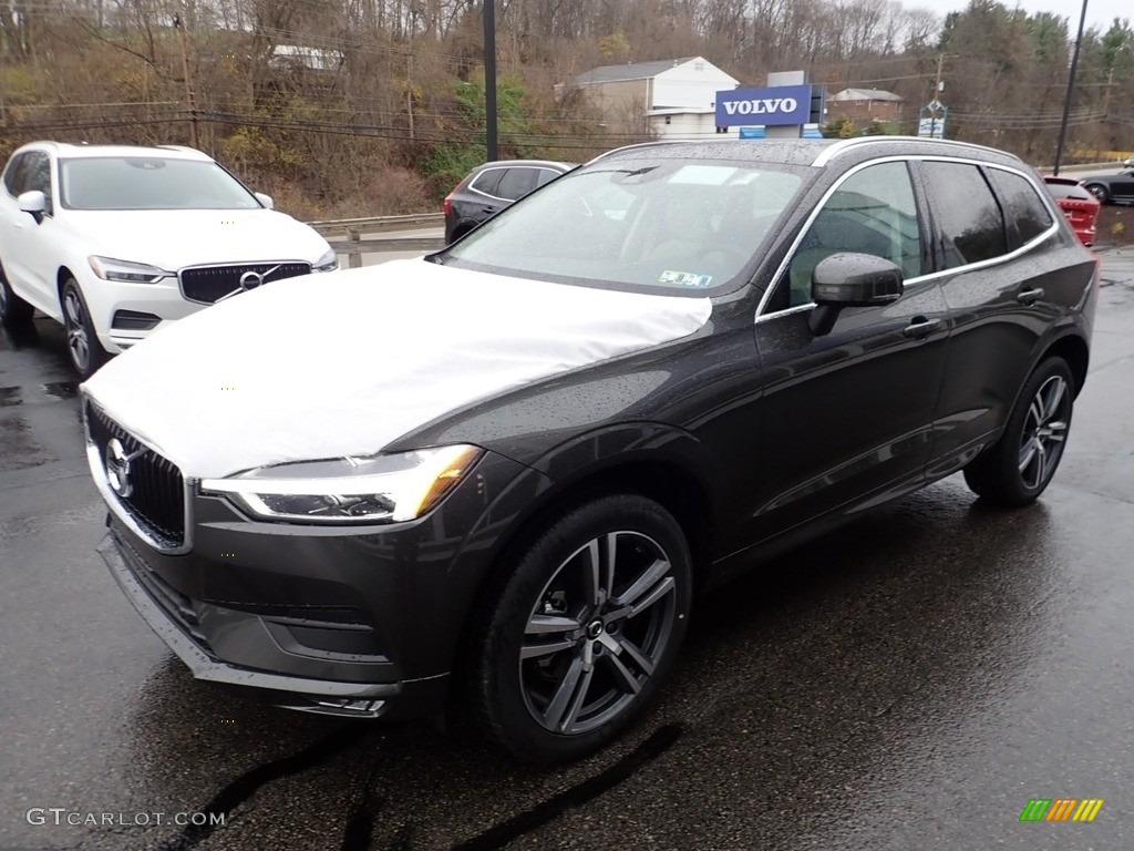 2021 XC60 T5 AWD Momentum - Pine Grey Metallic / Blonde/Charcoal photo #5