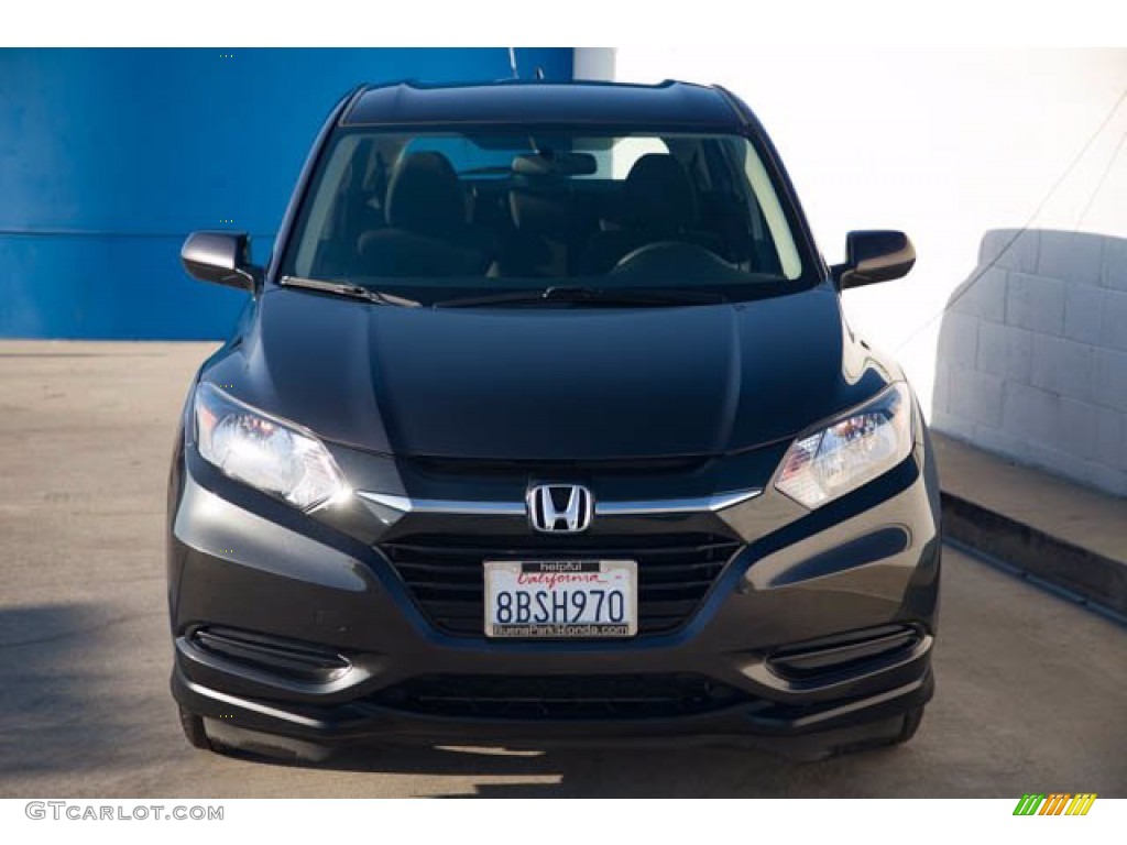 2018 HR-V LX - Mulberry Metallic / Black photo #7