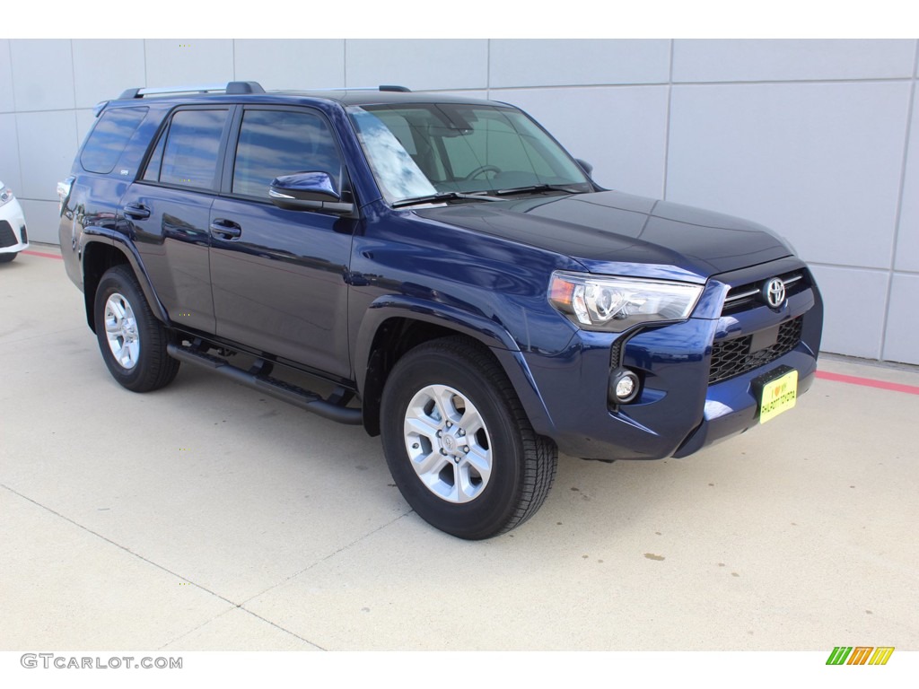 2021 4Runner SR5 Premium - Nautical Blue Metallic / Black/Graphite photo #2