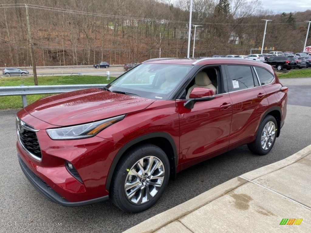 Ruby Flare Pearl 2021 Toyota Highlander Limited AWD Exterior Photo #140320806