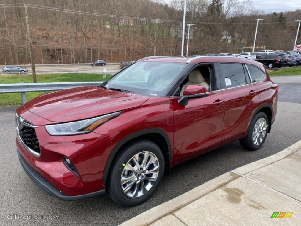 2021 Highlander Limited AWD - Ruby Flare Pearl / Harvest Beige photo #13