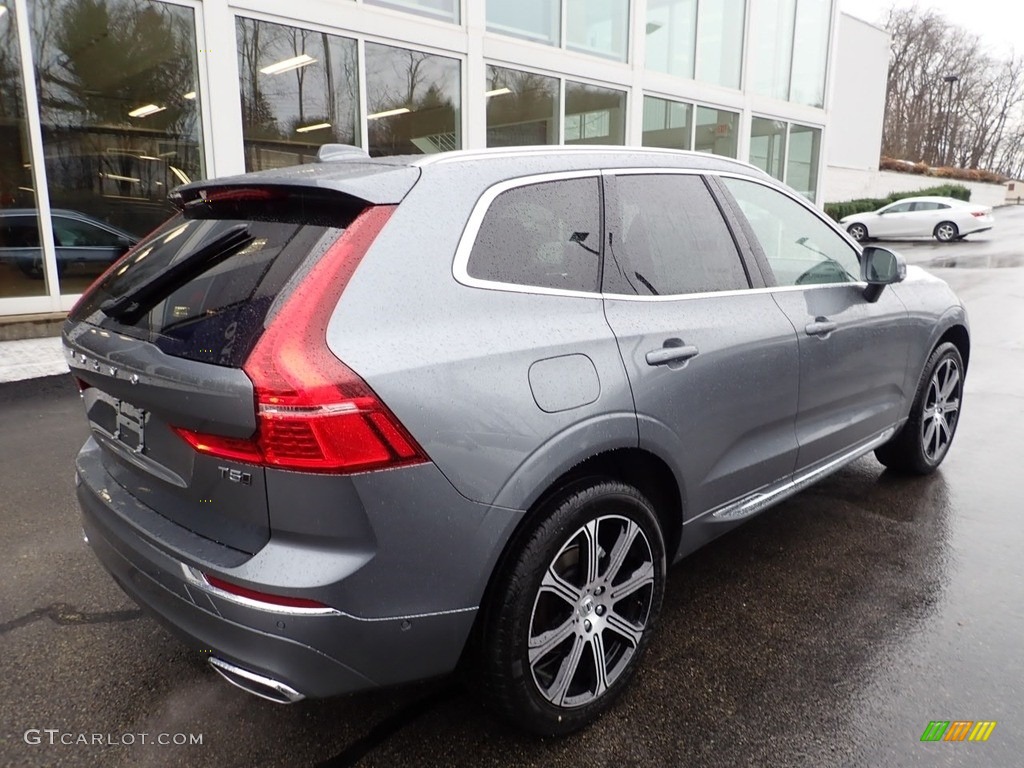 2021 XC60 T5 AWD Inscription - Osmium Grey Metallic / Maroon Brown/Charcoal photo #2
