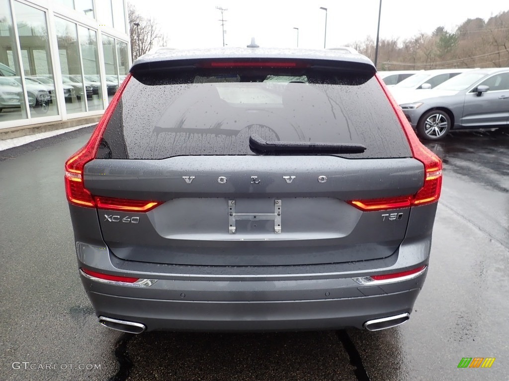 2021 XC60 T5 AWD Inscription - Osmium Grey Metallic / Maroon Brown/Charcoal photo #3