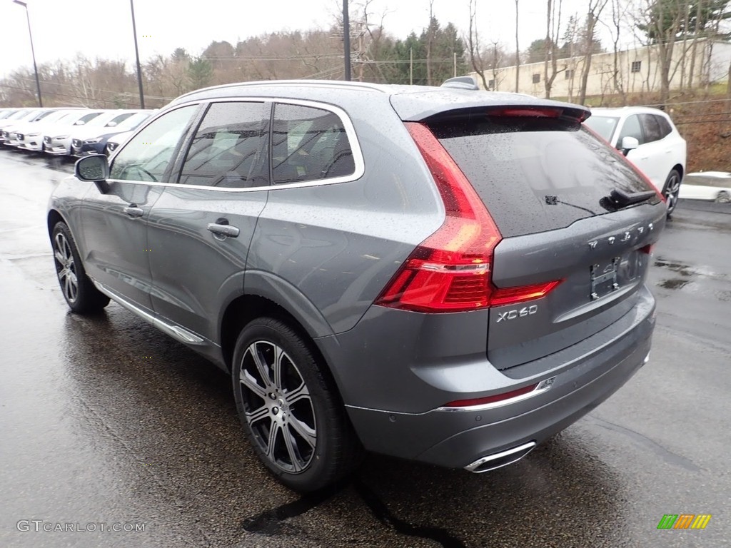 2021 XC60 T5 AWD Inscription - Osmium Grey Metallic / Maroon Brown/Charcoal photo #4