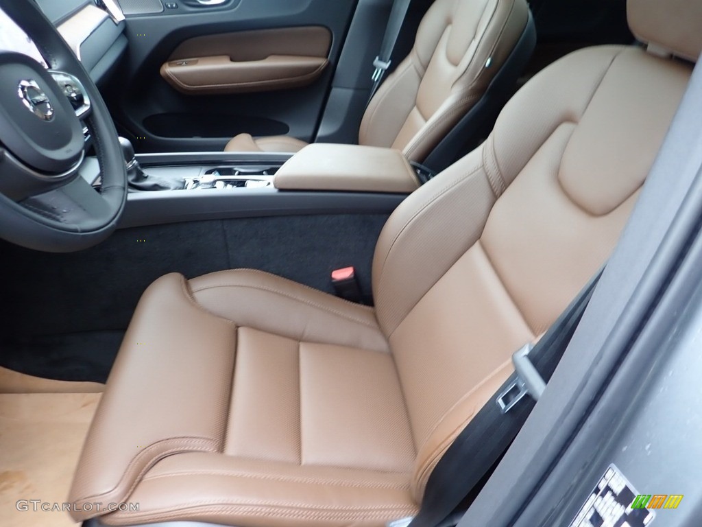 2021 XC60 T5 AWD Inscription - Osmium Grey Metallic / Maroon Brown/Charcoal photo #7