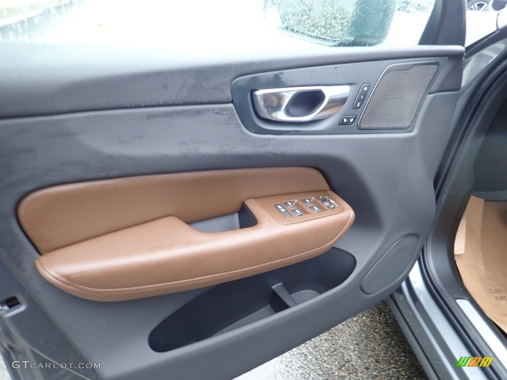 2021 XC60 T5 AWD Inscription - Osmium Grey Metallic / Maroon Brown/Charcoal photo #10