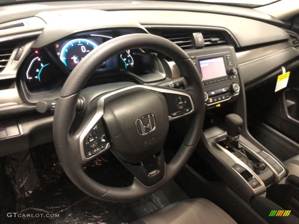 2021 Civic LX Sedan - Cosmic Blue Metallic / Gray photo #8