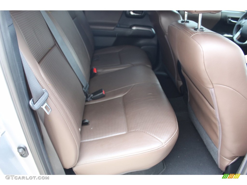 2017 Toyota Tacoma Limited Double Cab 4x4 Rear Seat Photo #140321349