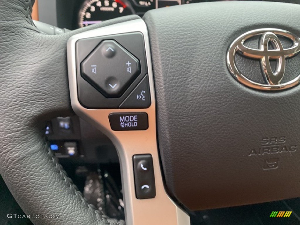 2021 Toyota Tundra 1794 CrewMax 4x4 1794 Edition Brown/Black Steering Wheel Photo #140321580