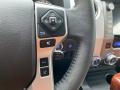 2021 Toyota Tundra 1794 Edition Brown/Black Interior Steering Wheel Photo