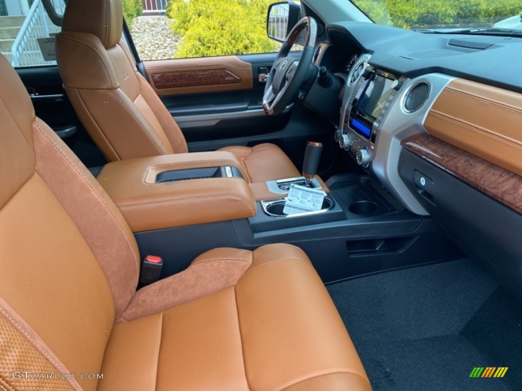 1794 Edition Brown/Black Interior 2021 Toyota Tundra 1794 CrewMax 4x4 Photo #140321671