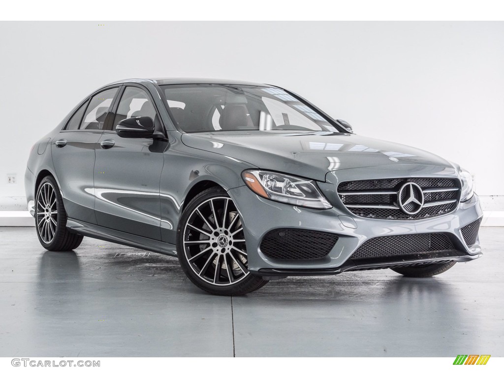 Selenite Grey Metallic 2018 Mercedes-Benz C 300 Sedan Exterior Photo #140323325