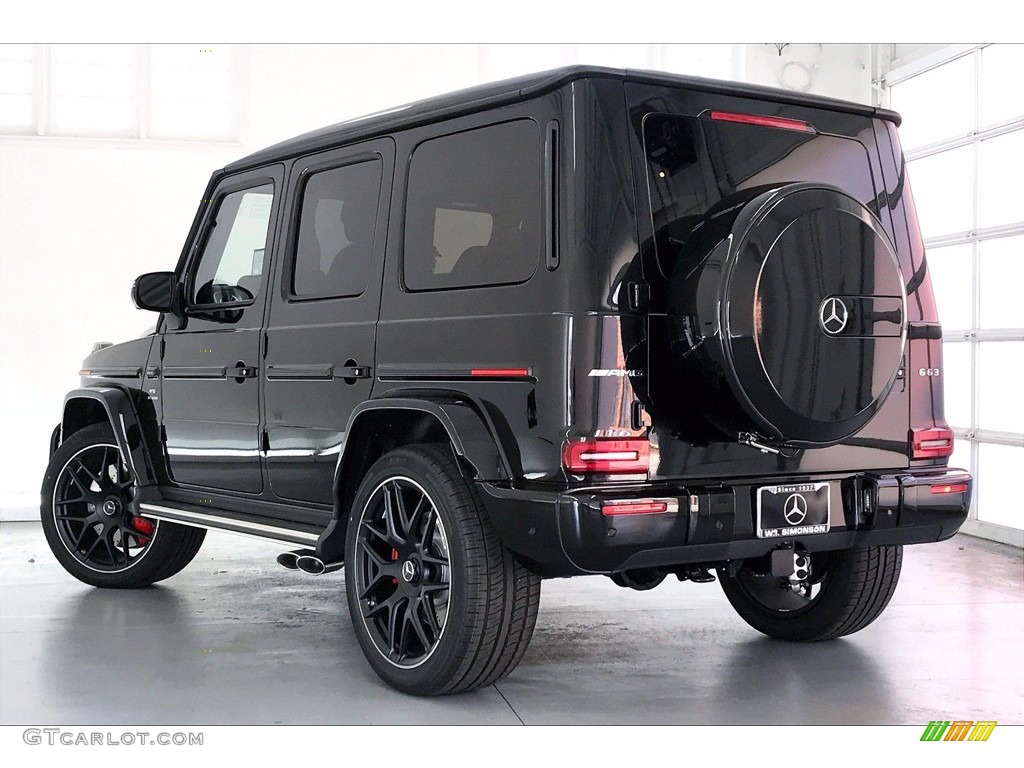 2021 G 63 AMG - Obsidian Black Metallic / designo Classic Red/Black photo #2