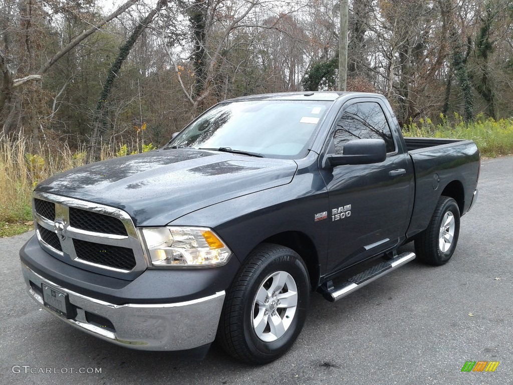 2017 1500 Tradesman Regular Cab - Maximum Steel Metallic / Black/Diesel Gray photo #3