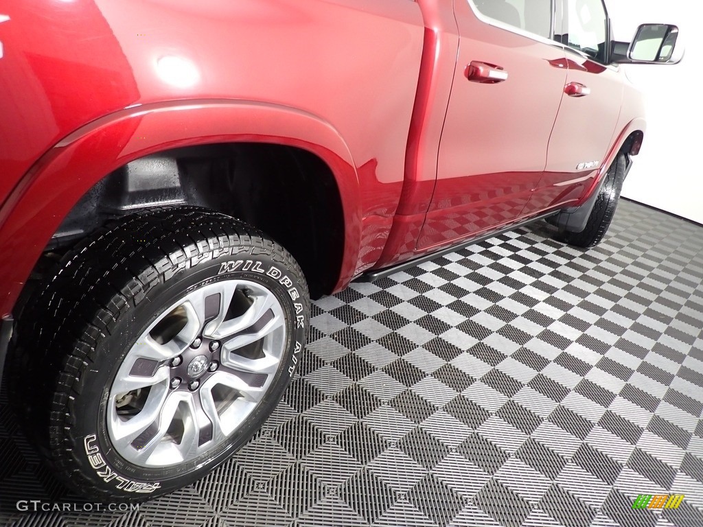 2019 1500 Long Horn Crew Cab 4x4 - Delmonico Red Pearl / Mountain Brown/Light Frost Beige photo #19