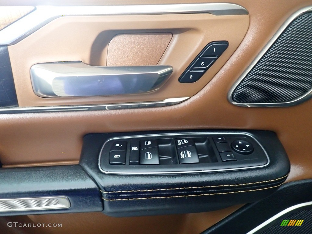 2019 1500 Long Horn Crew Cab 4x4 - Delmonico Red Pearl / Mountain Brown/Light Frost Beige photo #22