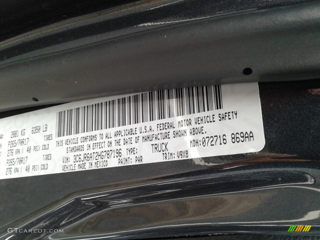 2017 1500 Tradesman Regular Cab - Maximum Steel Metallic / Black/Diesel Gray photo #25