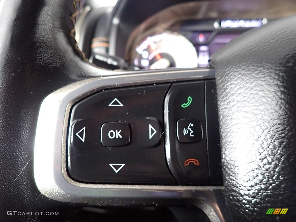 2019 1500 Long Horn Crew Cab 4x4 - Delmonico Red Pearl / Mountain Brown/Light Frost Beige photo #40