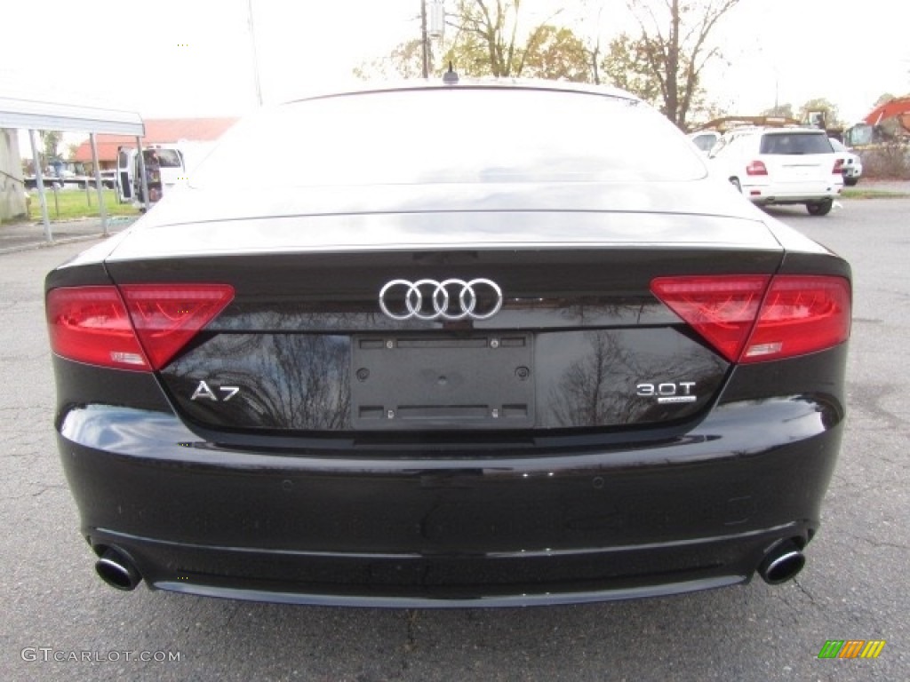 2013 A7 3.0T quattro Premium Plus - Brilliant Black / Velvet Beige photo #9