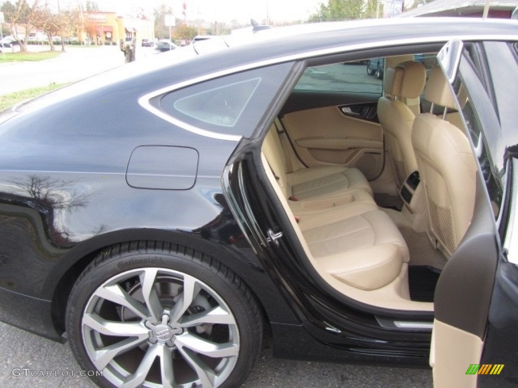 2013 A7 3.0T quattro Premium Plus - Brilliant Black / Velvet Beige photo #23