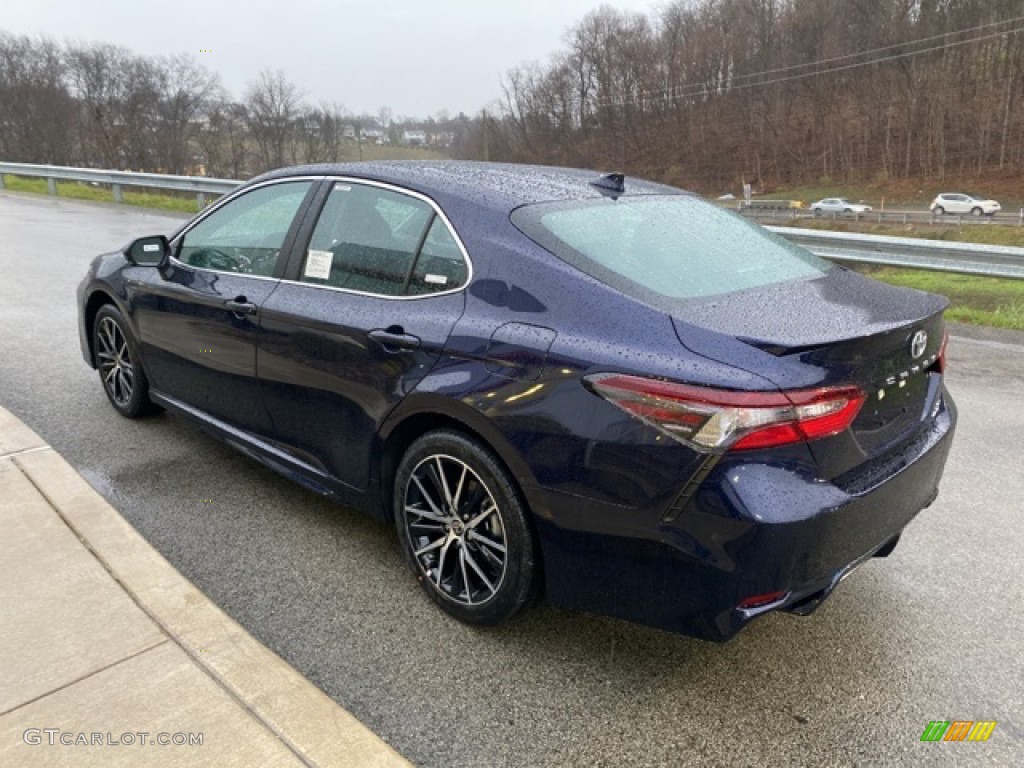 2021 Camry SE AWD - Galactic Aqua Mica / Black photo #2