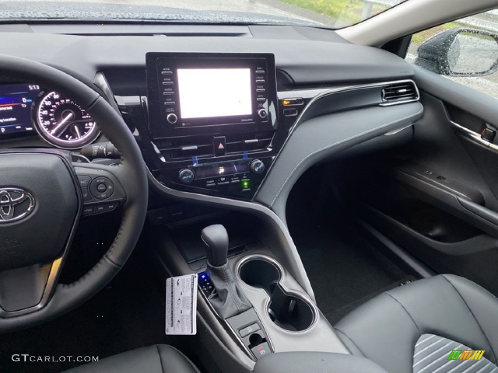 2021 Camry SE AWD - Galactic Aqua Mica / Black photo #3