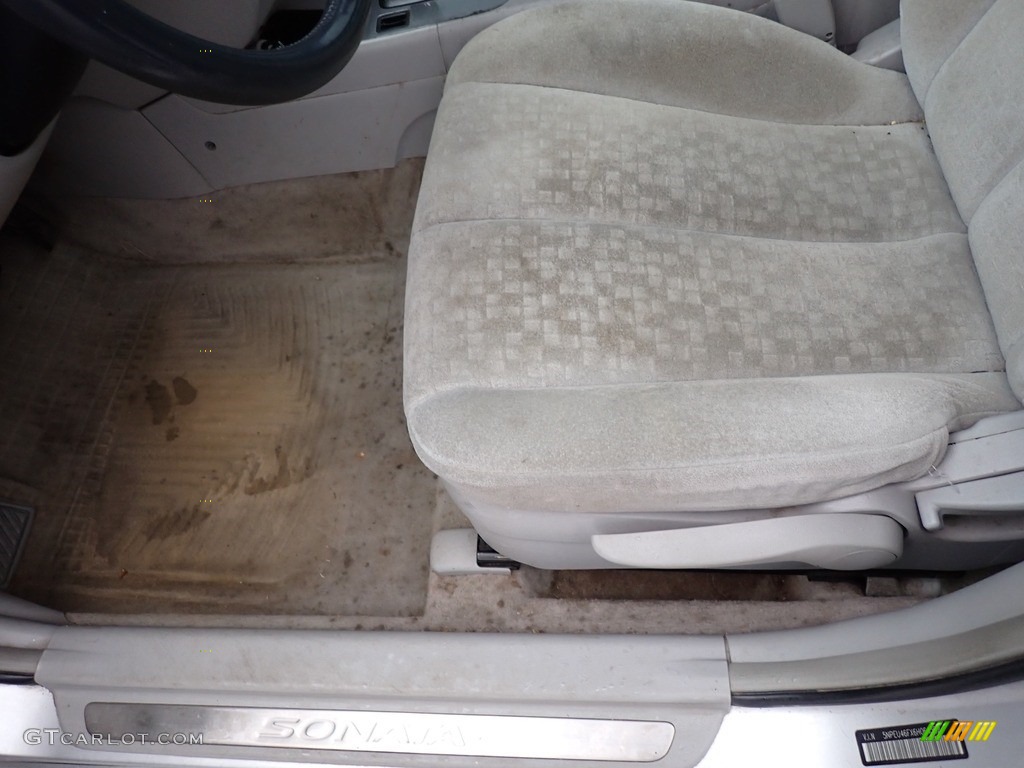 2006 Sonata LX V6 - Bright Silver / Gray photo #17