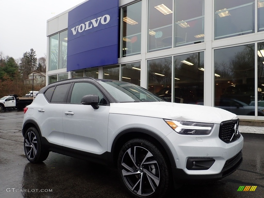 2021 XC40 T5 R-Design AWD - Glacier Silver Metallic / Charcoal photo #1