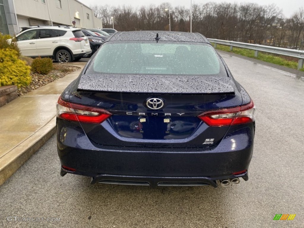 2021 Camry SE AWD - Galactic Aqua Mica / Black photo #14