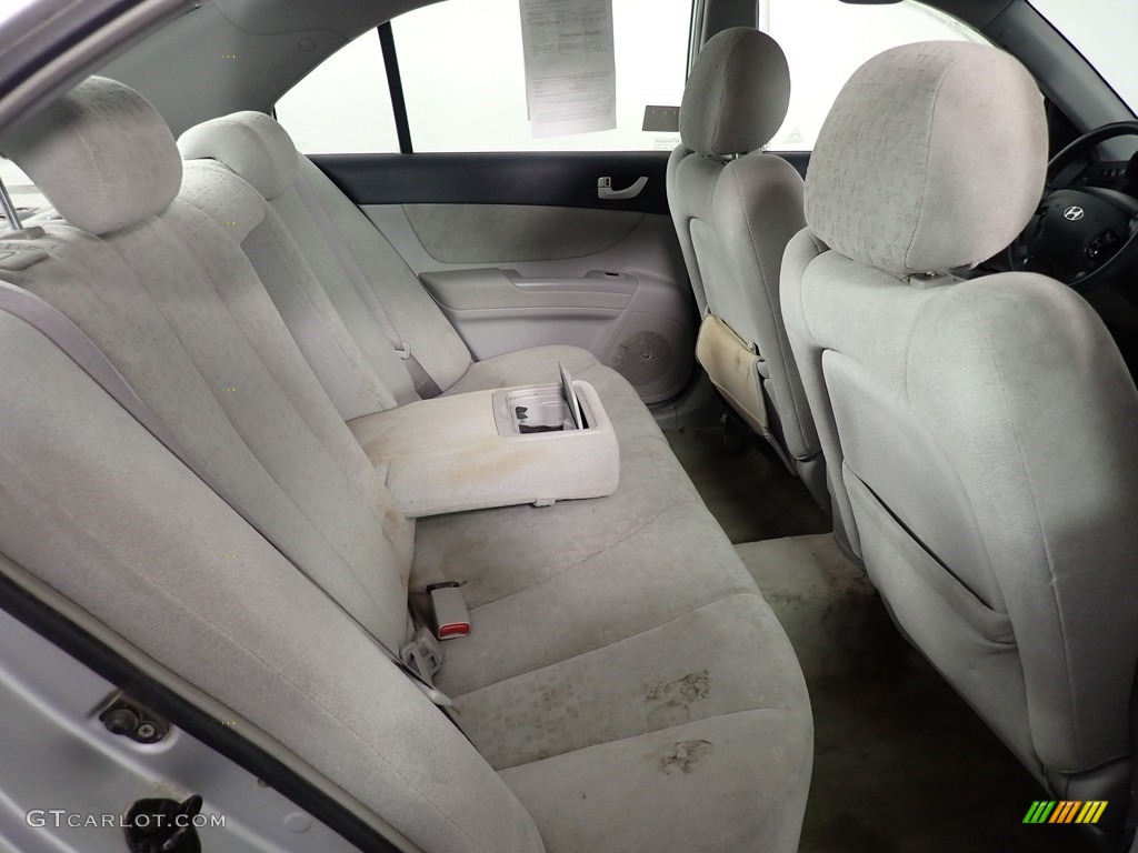 2006 Sonata LX V6 - Bright Silver / Gray photo #34