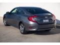 2019 Sonic Gray Pearl Honda Civic LX Sedan  photo #2