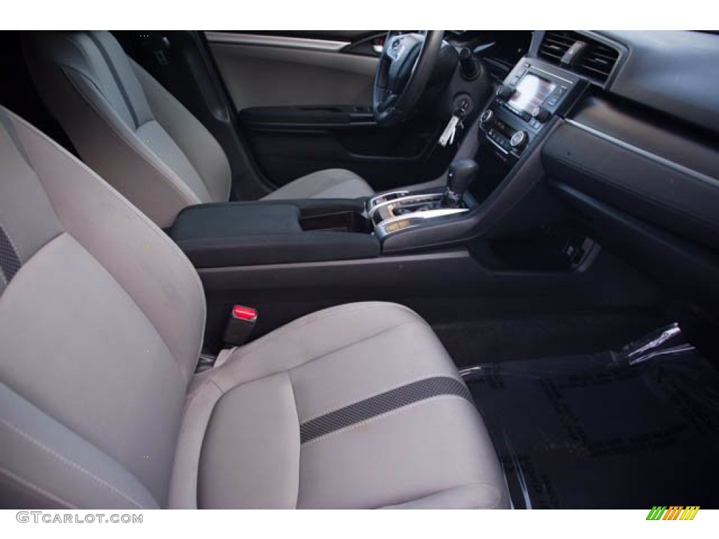 2019 Civic LX Sedan - Sonic Gray Pearl / Gray photo #24