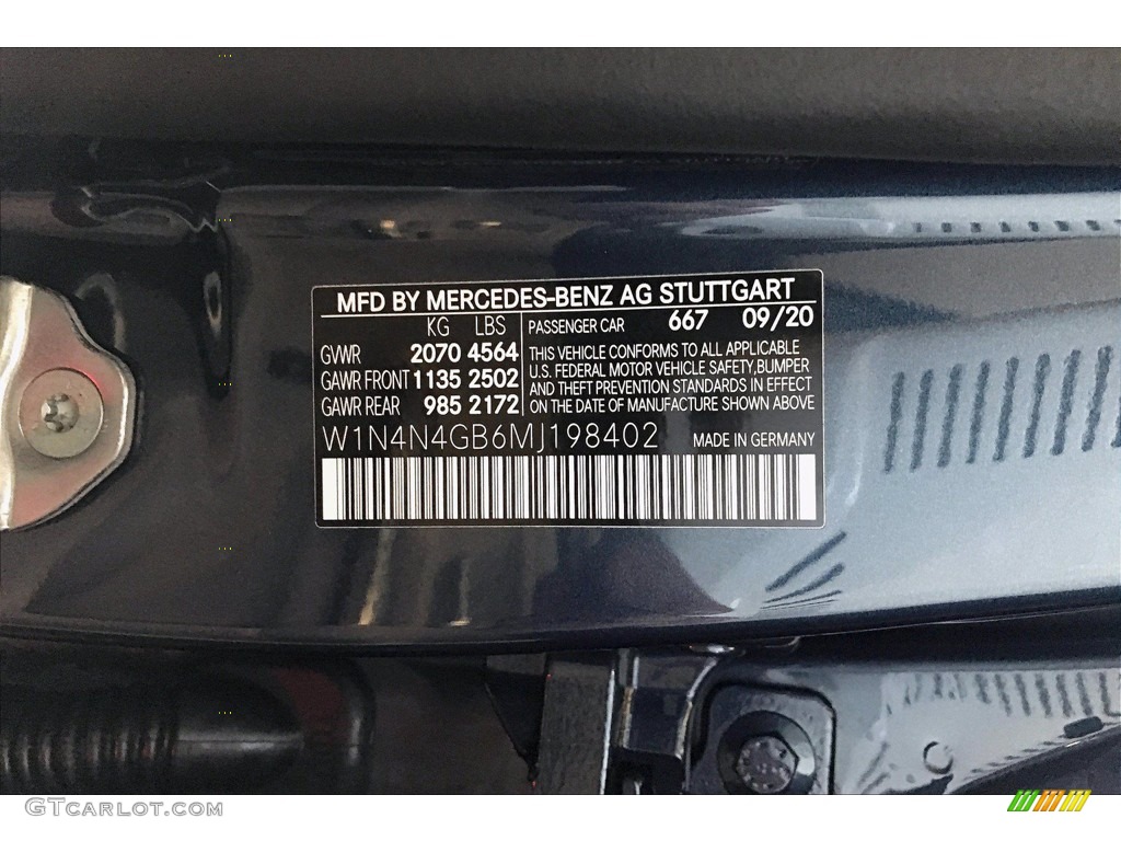 2021 GLA 250 - Denim Blue Metallic / Macchiato Beige photo #12