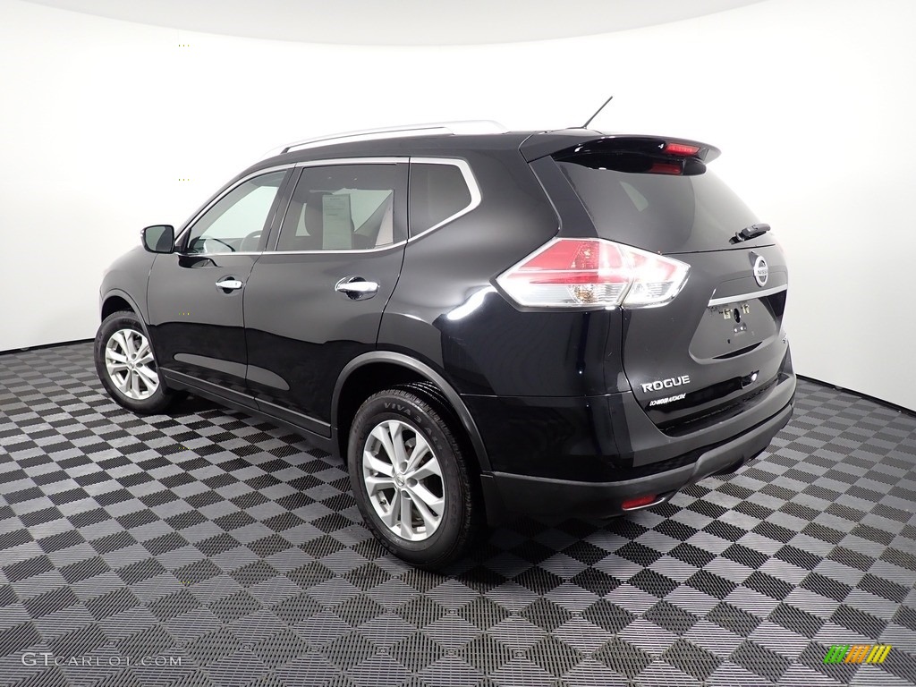 2015 Rogue SV AWD - Super Black / Charcoal photo #10