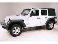 Bright White - Wrangler Unlimited Sport 4x4 Photo No. 3